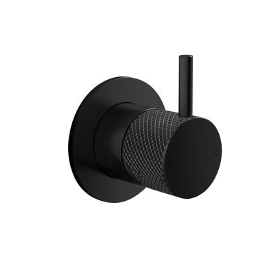 Hotbath Cobber X afbouwdeel inbouw douchemengkraan zwart mat