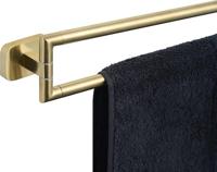 Ben Mykanto handdoekhouder gebortseld messing - thumbnail