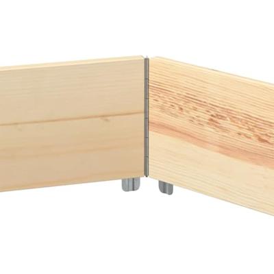 VidaXL Verhoogde plantenbak zeshoekig 160x160 cm massief grenenhout