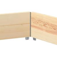 VidaXL Verhoogde plantenbak zeshoekig 160x160 cm massief grenenhout - thumbnail