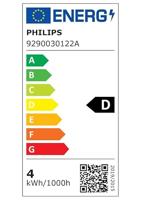 Signify 44941100 Gloeilamp-lamp Energielabel D (A - G) E14 Kaars 3.4 W Warmwit (Ø x l) 35 mm x 97 mm 1 stuk(s) - thumbnail