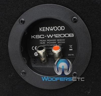 Kenwood KSC-W1200B Auto-subwoofer passief 1200 W