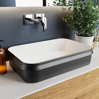 MONDIAZ ARVO Waskom solid surface 55cm kleur Urban / Talc - thumbnail