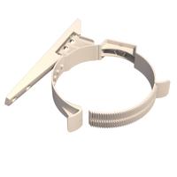 Ubbink dakbeschotbeugel PP 110-131 - wit - thumbnail