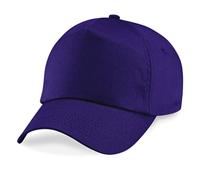 Beechfield CB10 Original 5 Panel Cap - Purple - One Size - thumbnail