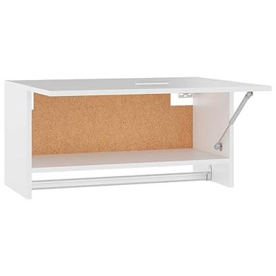 VidaXL Kledingkast 70x32,5x35 cm bewerkt hout wit VidaXL Kledingkast 70x32,5x35 cm bewerkt hout wit