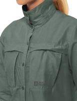 Jack wolfskin Barrier L/S Shirt Dames Hedge Green XL - thumbnail