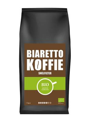 Koffie biaretto snelfiltermaling biologisch