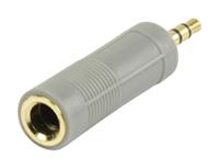 Bandridge Blue Hoofdtelefoon Adapter (3.5mm M - 6.3mm F Stereo) - thumbnail