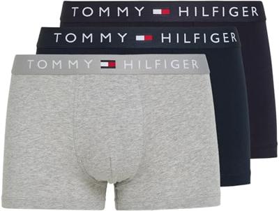 Tommy Hilfiger boxershorts 3-pack grijs-blauw-zwart