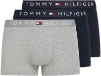 Tommy Hilfiger boxershorts 3-pack grijs-blauw-zwart - thumbnail