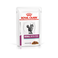Royal Canin Veterinary Renal met vis natvoer kat (in saus) 1 doos (12 x 85 g) - thumbnail