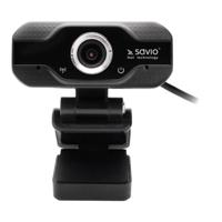 Savio CAK-01 webcam 1920 x 1080 Pixels USB Zwart - thumbnail