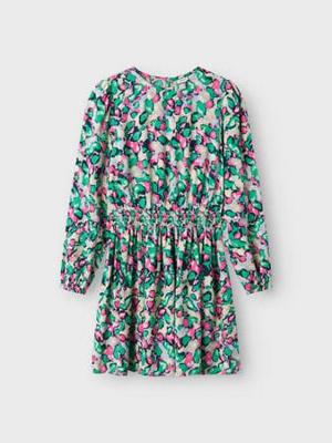 Name it zomer jurk meisjes - blauw - Nkfdermi