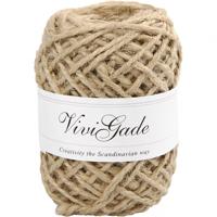 Vivi Gade Natuurlijk hennep, dikte 1-2 mm, naturel, 30 m/ 1 rol - thumbnail