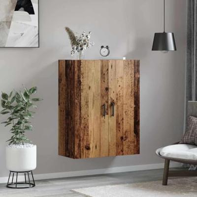 Wandkast Oud hout 69.5 x 34 x 90 cm Bewerkt hout