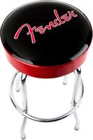 Fender Red Sparkle Logo Barstool 30" zwart-rood-chroom gitaarkruk (76 cm) - thumbnail