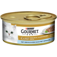 Gourmet Gold Luxe Mix Zeevis / Spinazie 85 g - thumbnail