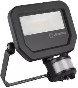 LEDVANCE LED Bouwlamp 10W 3000K zwart + Sensor - 5017550 LEDVANCE LED Bouwlamp 10W 3000K zwart + Sensor - 5017550