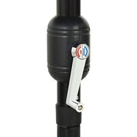 Parasol 3-laags met aluminium paal 3,5 m zandkleurig - thumbnail