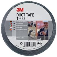 3M 1900S50 Textieltape Zwart (l x b) 45.7 m x 48 mm 1 stuk(s) - thumbnail