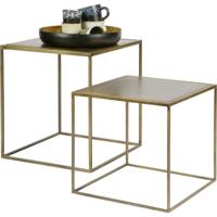 BePureHome Metallic Bijzettafel Set van 2 - thumbnail