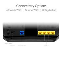 Asus 4G-AX56 AX1800 Cat. 6 Router Geïntegreerd modem: UMTS, LTE 2.4 GHz, 5 GHz 1201 MBit/s - thumbnail