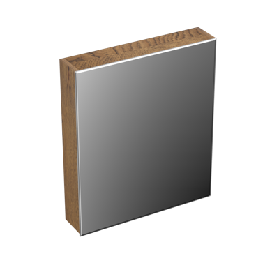 Spiegelkast Forzalaqua Uni 59.5x68.5x12.5 Cm 1 Deur Links Tweezijdig Spiegel Eiken Castle Brown Spiegelkast Forzalaqua Uni 59.5x68.5x12.5 Cm 1 Deur Links Tweezijdig Spiegel Eiken Castle Brown