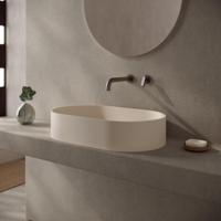 Opbouwwastafel Ideavit Solidthin 60x35x12.5 cm Solid Surface Mat Crème - thumbnail