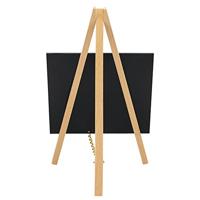 Securit tafelkrijtbord mini driepoot, beuk - thumbnail