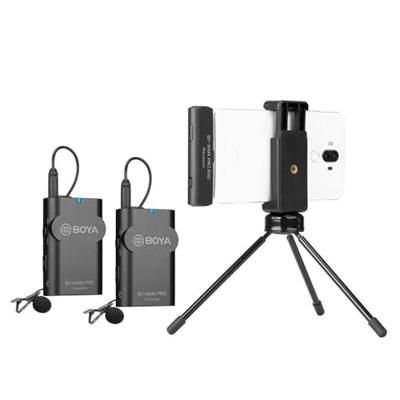Boya 2.4 ghz duo lavalier microfoon draadloos by-wm4 pro-k6 voor android - thumbnail