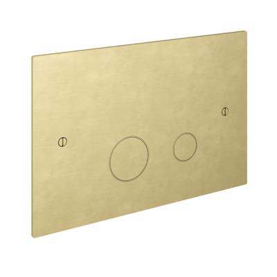 Hotbath Cobber bedieningspaneel voor de Geberit UP320 geborsteld messing