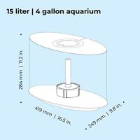 OASE biOrb 86414 biOrb LOOP 15 LED weiß Aquarium Energielabel: G (A - G) 15 l Met LED-verlichting - thumbnail