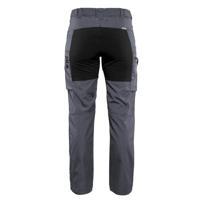 Blåkläder Dames Service werkbroek Stretch 71591845 | Grijs/Zwart | Maat 44 - 7330509499535 - thumbnail