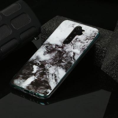 Voor Xiaomi Redmi Note 8 Pro Marble Pattern Soft TPU Protective Case (Zwart wit) Voor Xiaomi Redmi Note 8 Pro Marble Pattern Soft TPU Protective Case (Zwart wit)