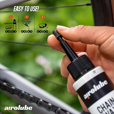 Cyclon Kettingwax 100ml wit/zwart