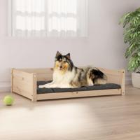 VidaXL Hondenmand 95,5x65,5x28 cm massief grenenhout - thumbnail