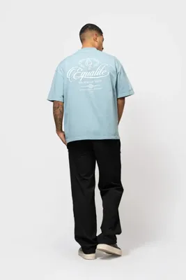 Equalité Yuki Boxy T-Shirt Heren Lichtblauw - Maat L - Kleur: Lichtblauw | Soccerfanshop