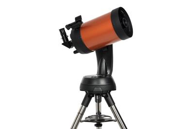 Celestron 11068 NexStar 6SE Geautomatiseerde Schmidt-Cassegrain-telescoop met volledig automatische montering, SkyAlign-technologie en XLT-coating, Zwart/oranje