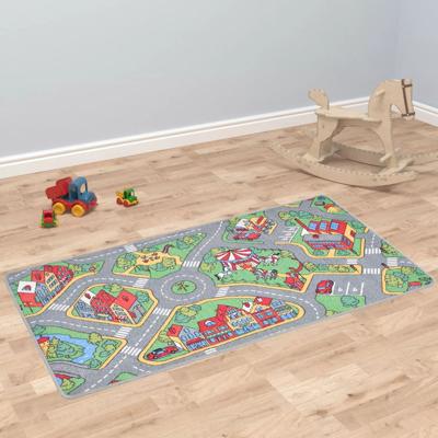 vidaXL Speeltapijt 133x190 cm lussenpool stadswegenpatroon - vidaXL vidaXL Speeltapijt 133x190 cm lussenpool stadswegenpatroon - vidaXL