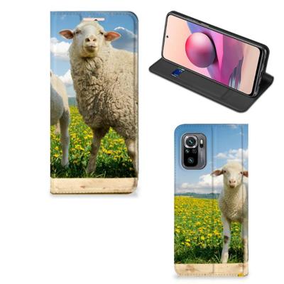 Xiaomi Redmi Note 10 4G | 10S | Poco M5s | Hoesje maken | Schaap en Lammetje Xiaomi Redmi Note 10 4G | 10S | Poco M5s | Hoesje maken | Schaap en Lammetje