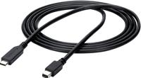 StarTech.com 1,8 m USB-C naar Mini DisplayPort kabel - USB C naar mDP kabel - 4K 60Hz - zwart (CDP2MDPMM6B) - thumbnail