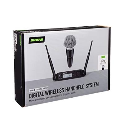 Shure GLXD24+/SM58 draadloze handheld microfoon