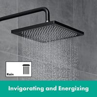 Hoofddouche HansGrohe Vernis Shape 230 1 Jet Mat Zwart - thumbnail