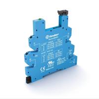 Finder 93.60.0.125 Relaissocket Met houderbeugel, Met LED, Met EMC-ontstoringsschakeling Geschikt voor serie: Finder serie 34 Finder 34.51, Finder 34.81 Tray 1 - thumbnail