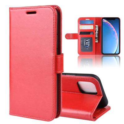 R64 textuur één fold horizontale Flip lederen case voor iPhone 11 met houder & kaartsleuven & portemonnee (rood) R64 textuur één fold horizontale Flip lederen case voor iPhone 11 met houder & kaartsleuven & portemonnee (rood)