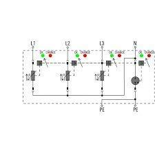 Weidmüller 2591080000 VPU AC II 3+1 300/50 Overspanningsafleider 50 kA 1 stuk(s)