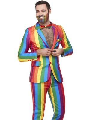 Regenboog pak man