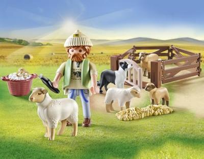 Playmobil 71444 Country Herder met Schapen - thumbnail