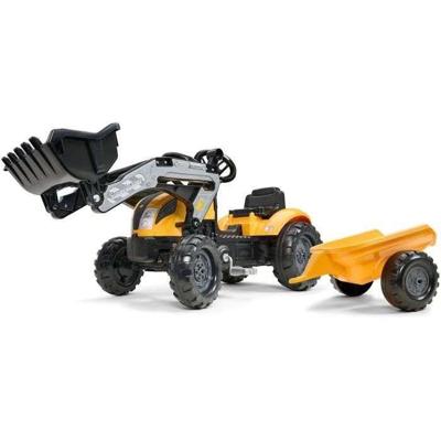 Mighty Builder Traptractor - FALK - Met aanhanger - Geel - 100% Gemaakt in Frankrijk - 50% Gerecycled plastic - Vanaf 2 jaar Mighty Builder Traptractor - FALK - Met aanhanger - Geel - 100% Gemaakt in Frankrijk - 50% Gerecycled plastic - Vanaf 2 jaar